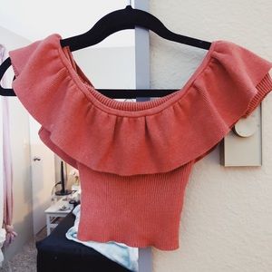 Off The Shoulder Crop Top